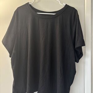 Torrid Black Ribbed Crop Top